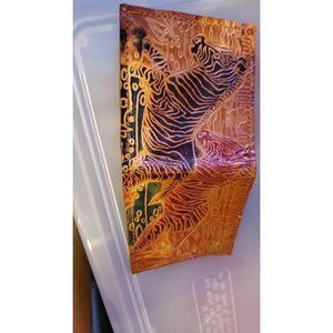 Vintage Leather Bifold Zebras Pre-owned